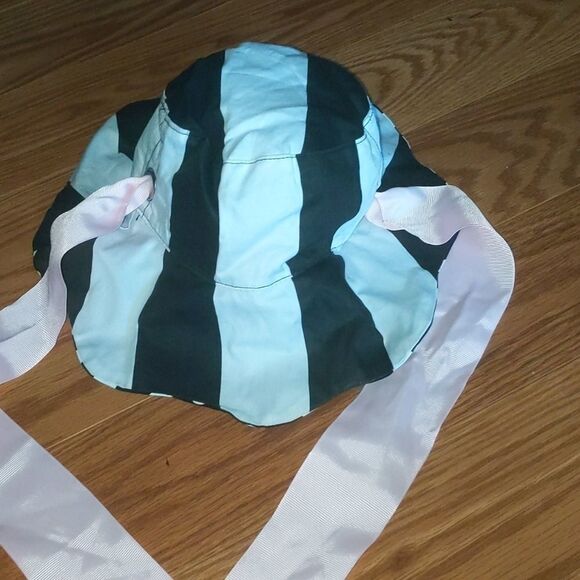 Mud Pie Perfectly Princess Reversible Sunhat 0-12m NWT - Picture 4 of 6